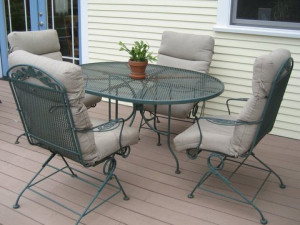 steel patio dining sets